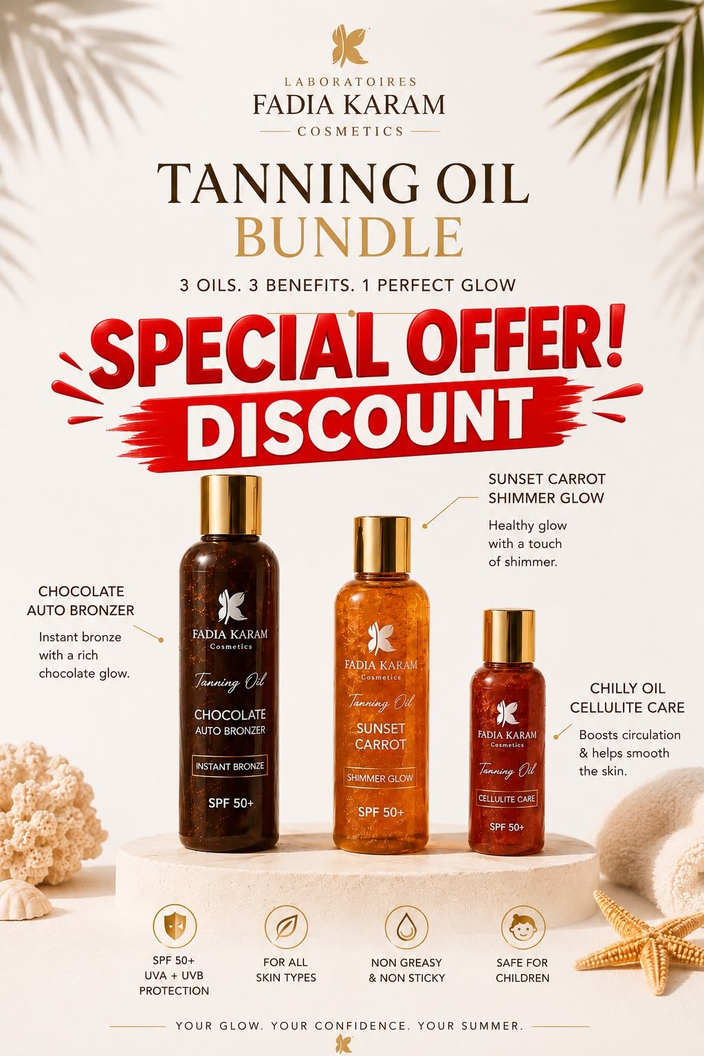 Bronzing Package - FADIA KARAM COSMETICS